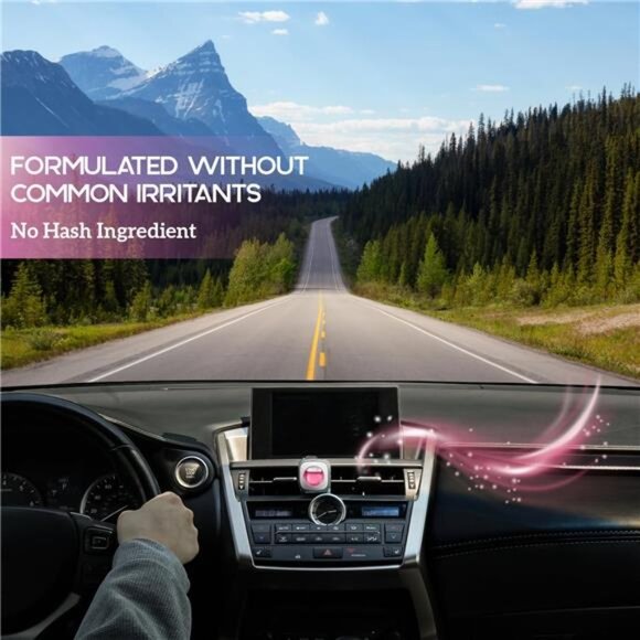 Honey Peach Scent Car Air Freshener Clip, 6 Vent Clips, 4ml Each, Long Lasting - Picture 5 of 7